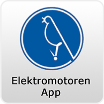 Vogelsang Elektromotoren App für Android sowie iOS (iphone und ipad)
