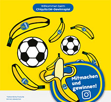 Gewinnspiel-Landingpage für Chiquita
