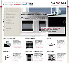 Neuerstellung des Internet-Auftritts der Sagoma Küchenwelt als Typo3-Website