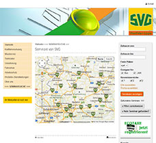 Typo3-Website für die SVG Westfalen Lippe eG