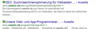 SEO, Suchmaschinen-Optimierung bei awedis.de
