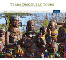 Wordpress-Website für Terra Discovery Tours